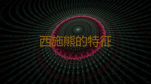 西施熊的特征